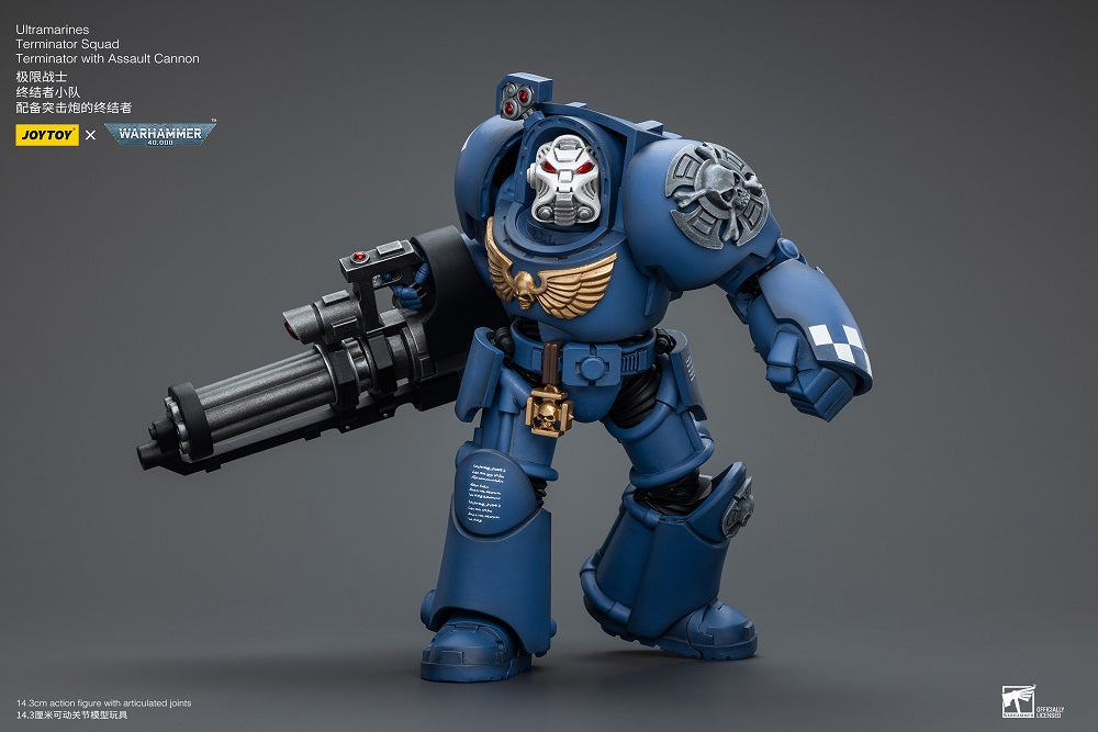 Joytoy 1/18 Warhammer 40k Ultramarines Terminator Squad Terminator with Assault Cannon (2025)