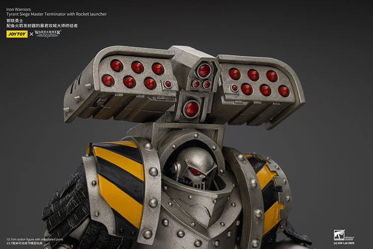 Joytoy 1/18 Warhammer The Horus Heresy lron Warriors - Tyrant Siege Master Terminator with Rocket Launcher