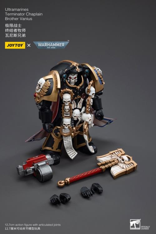 Joytoy 1/18 Warhammer 40K Ultramarines Terminator Chaplain Brother Vanius