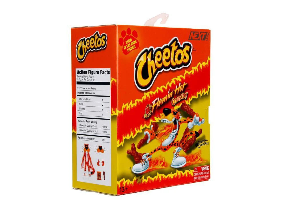Jada Toys Cheetos Flamin' Hot Crunchy - Chester Cheetah (Glow in the Dark)
