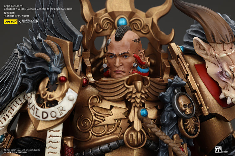 Joytoy 1/18 Warhammer The Horus Heresy Legio Custodes Constantin Valdor, Captain-General of the Legio Custodes