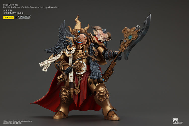 Joytoy 1/18 Warhammer The Horus Heresy Legio Custodes Constantin Valdor, Captain-General of the Legio Custodes