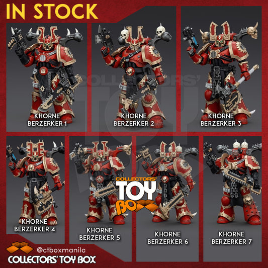 Joytoy 1/18 Warhammer 40k World Eaters - Khorne Berzerkers
