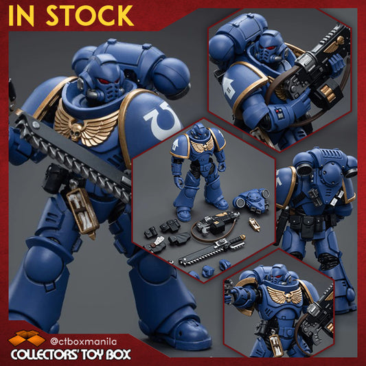 Joytoy 1/18 Warhammer 40k Ultramarines Intercessor with Auto Bolt Rifle (2025 Release)