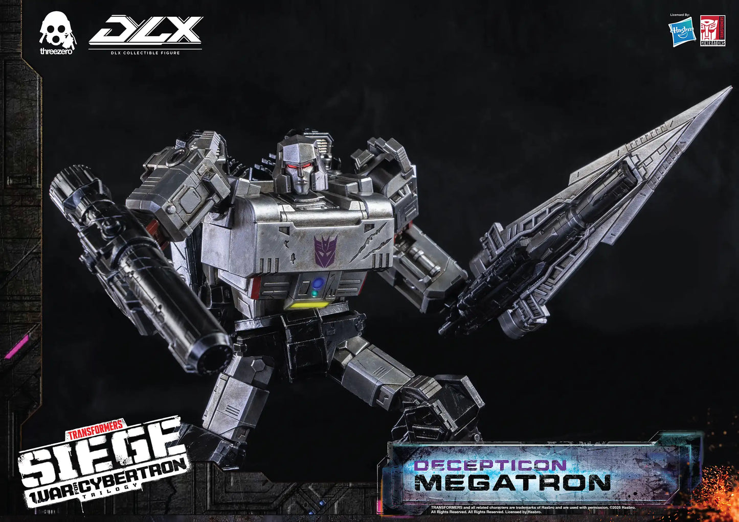 Threezero DLX Transformers Siege War for Cybertron - Megatron