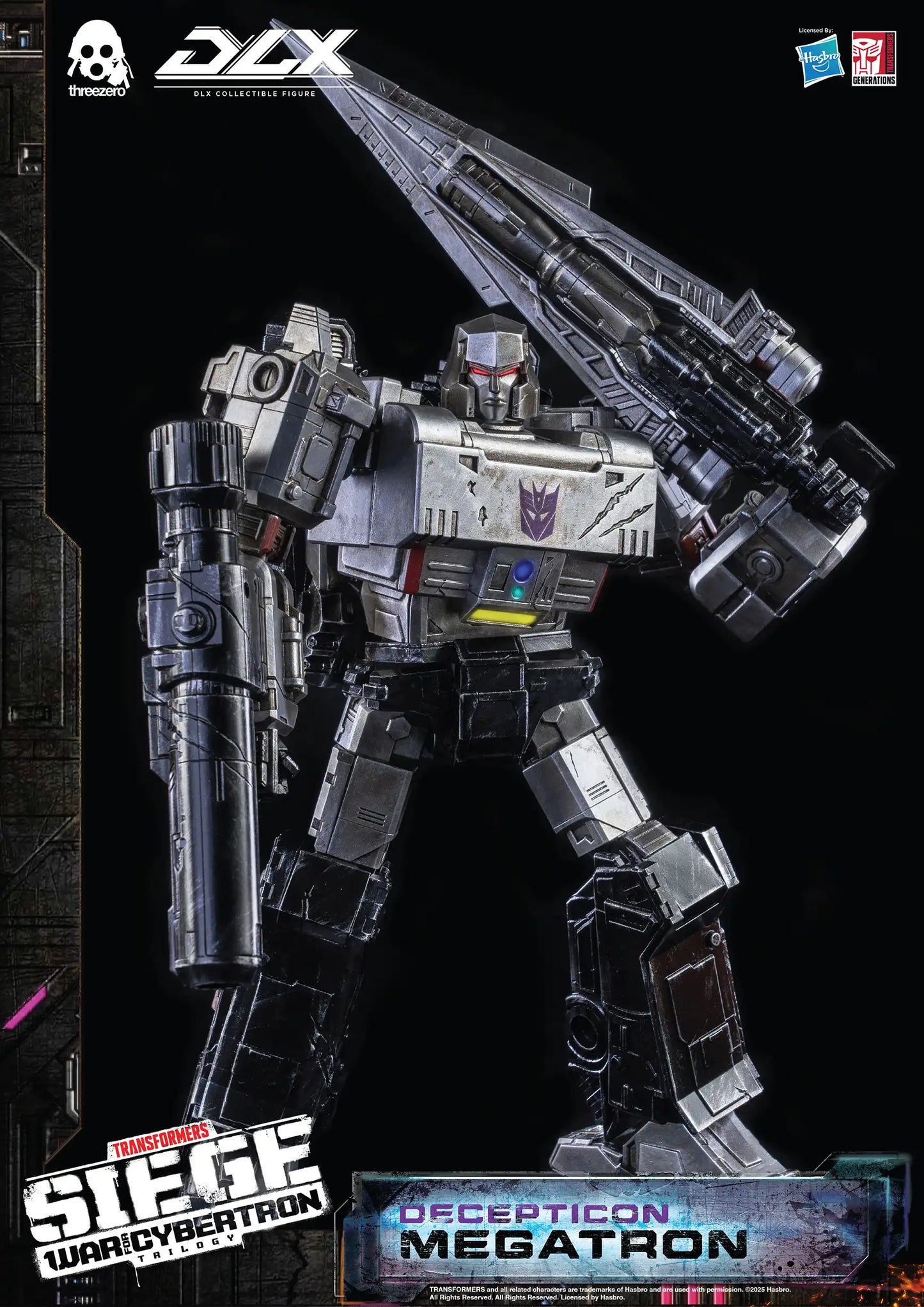 Threezero DLX Transformers Siege War for Cybertron - Megatron