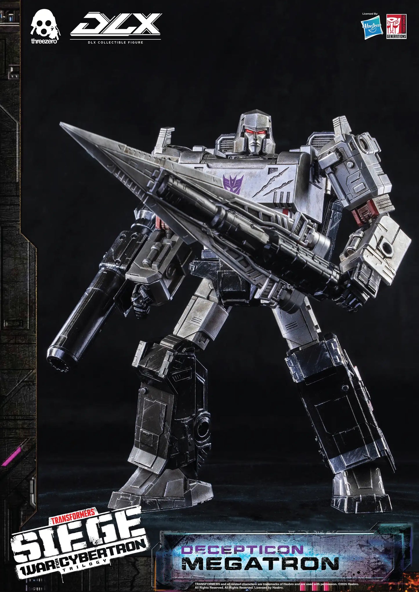 Threezero DLX Transformers Siege War for Cybertron - Megatron