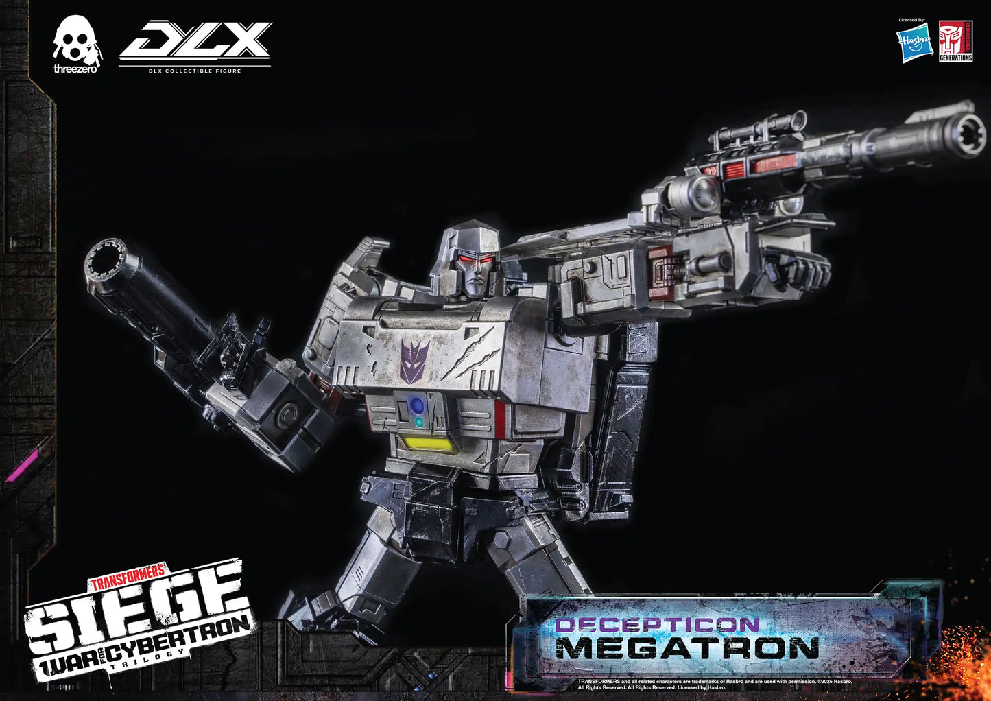 Threezero DLX Transformers Siege War for Cybertron - Megatron