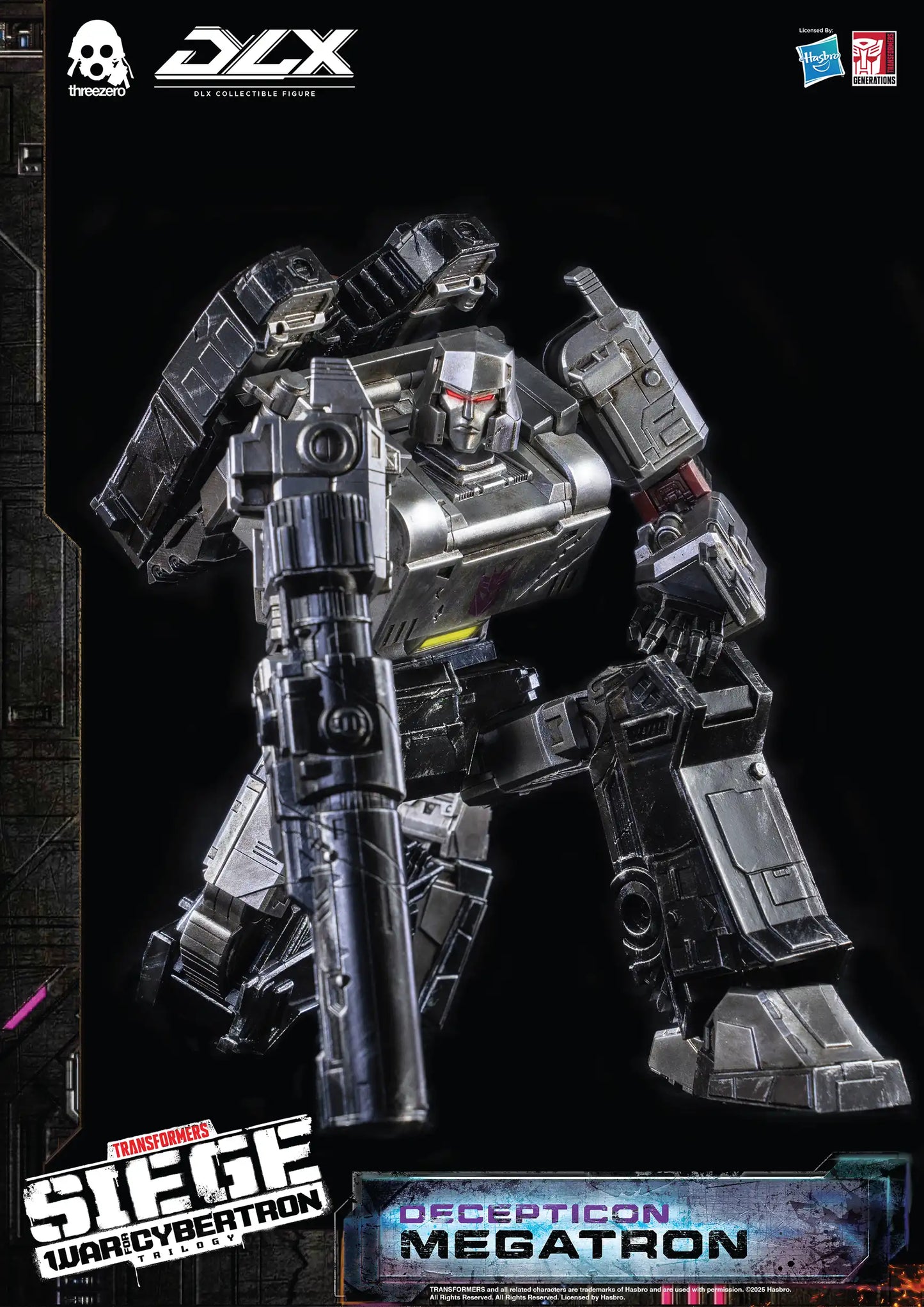 Threezero DLX Transformers Siege War for Cybertron - Megatron