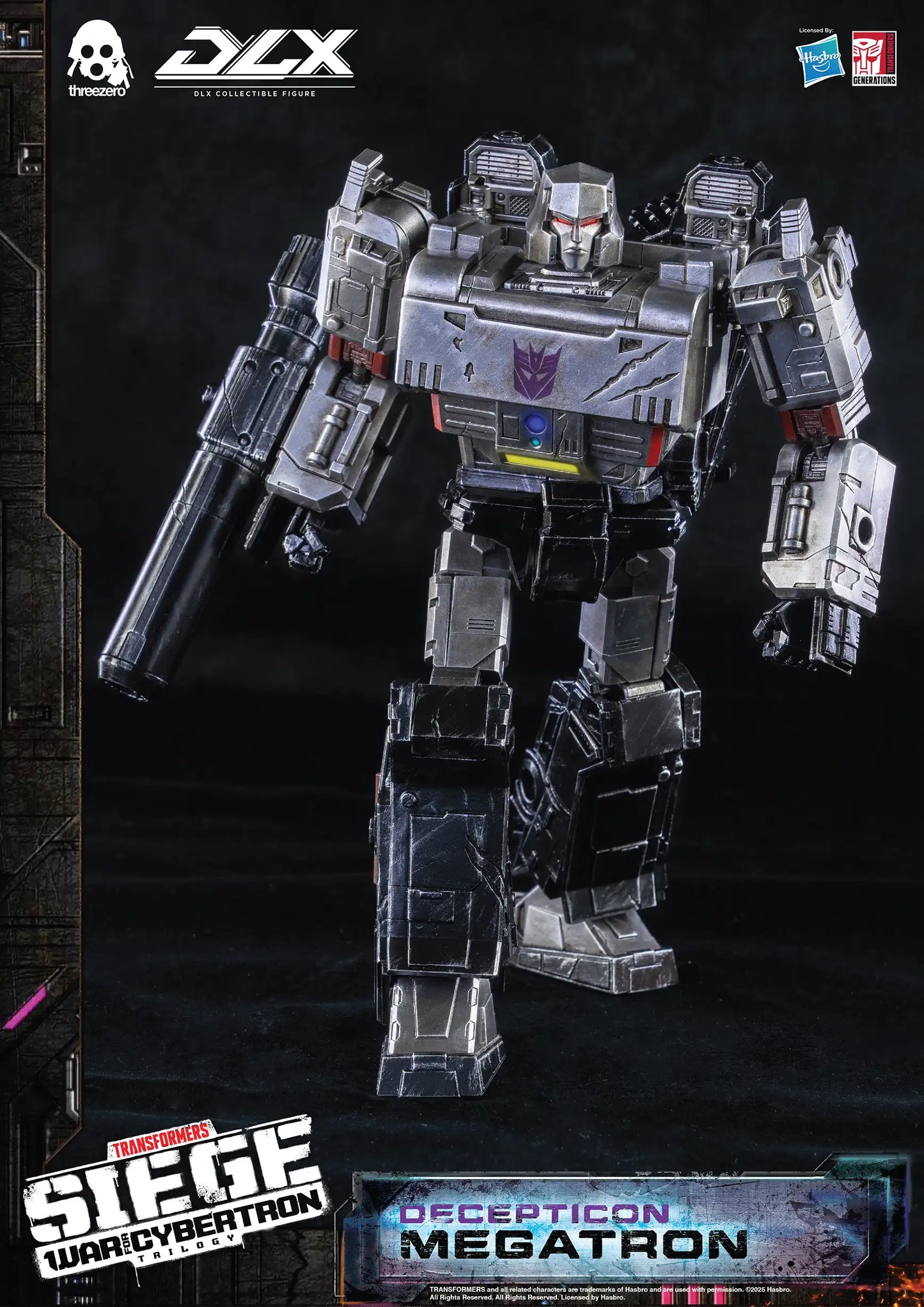 Threezero DLX Transformers Siege War for Cybertron - Megatron
