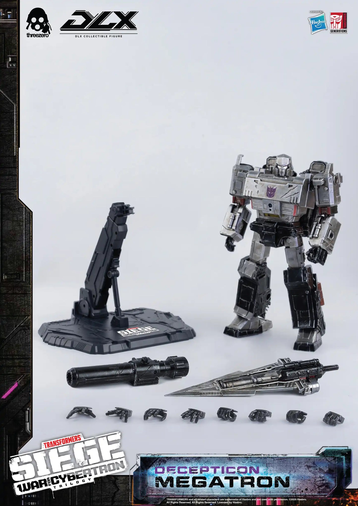 Threezero DLX Transformers Siege War for Cybertron - Megatron