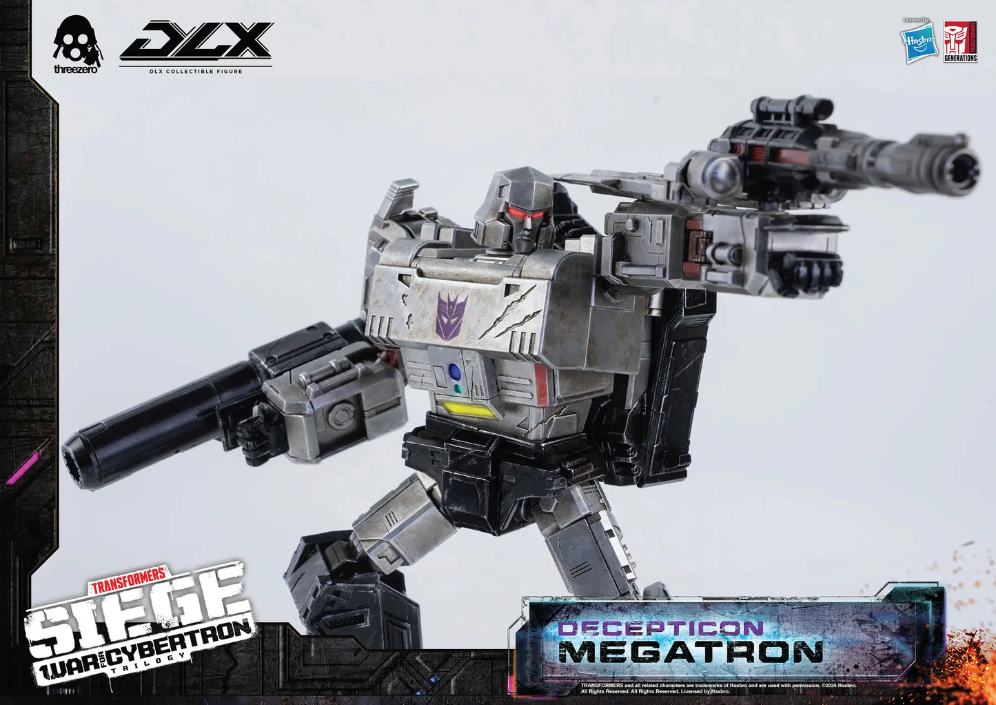 Threezero DLX Transformers Siege War for Cybertron - Megatron