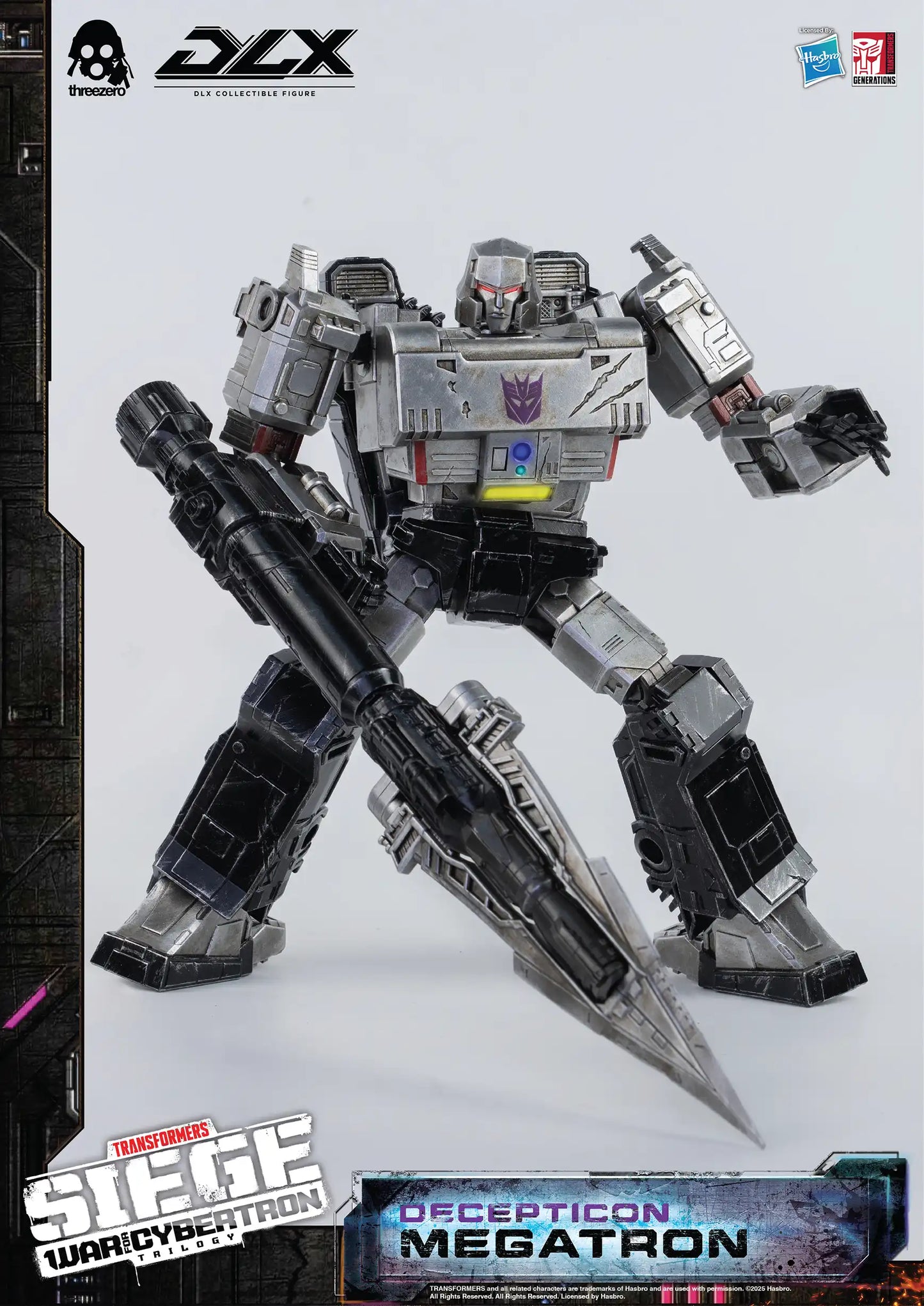 Threezero DLX Transformers Siege War for Cybertron - Megatron