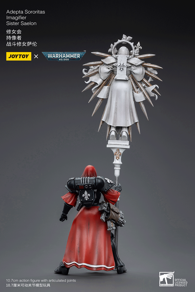Joytoy 1/18 Warhammer 40k Adepta Sororitas Imagifier Sister Saelon