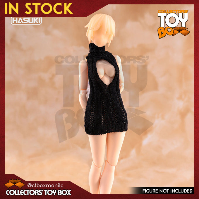 Hasuki 1/12 Clothing Backless Hand Knit Sweater (SD0602 Black)