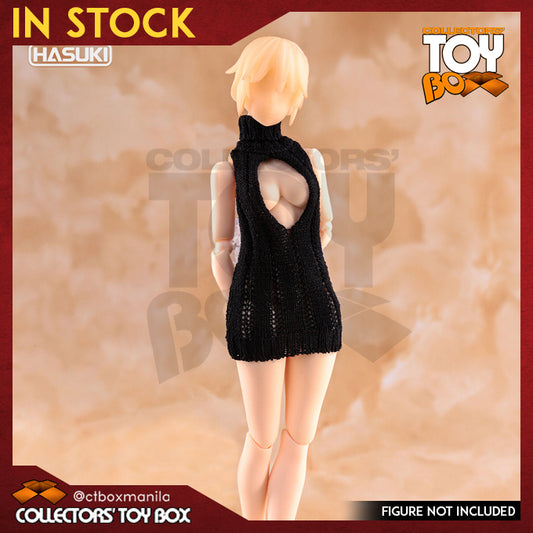 Hasuki 1/12 Clothing Backless Hand Knit Sweater (SD0602 Black)