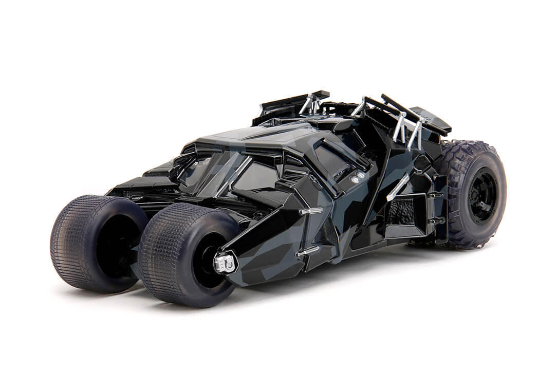 Jada Toys 1/24 DC The Dark Knight 2008 Batmobile with Batman Next Level