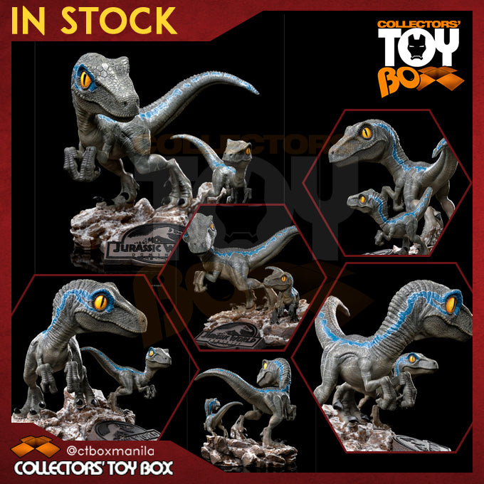 Iron Studios Mini Co Jurassic World Dominion Blue and Beta