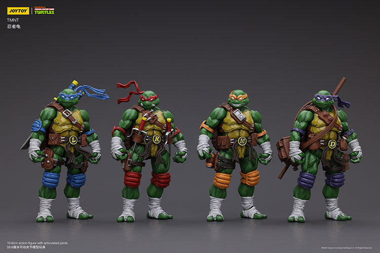 Joytoy 1/18 Teenage Mutant Ninja Turtles Set