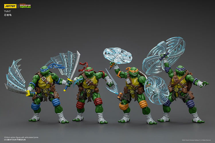 Joytoy 1/18 Teenage Mutant Ninja Turtles Set