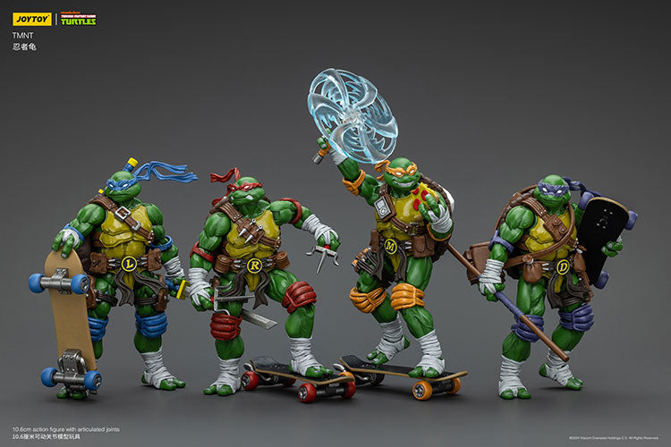 Joytoy 1/18 Teenage Mutant Ninja Turtles Set