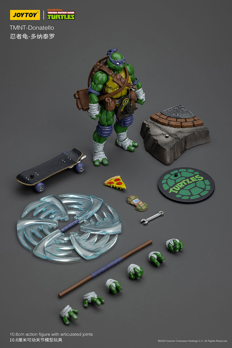 Joytoy 1/18 Teenage Mutant Ninja Turtles Set
