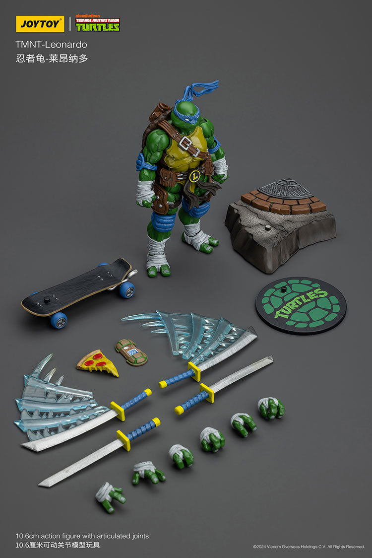 Joytoy 1/18 Teenage Mutant Ninja Turtles Set