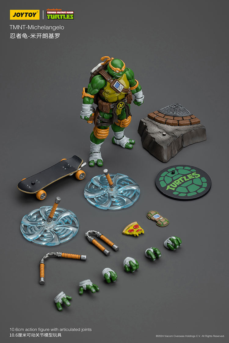 Joytoy 1/18 Teenage Mutant Ninja Turtles Set