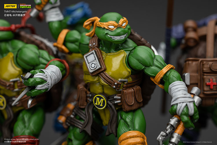 Joytoy 1/18 Teenage Mutant Ninja Turtles Set