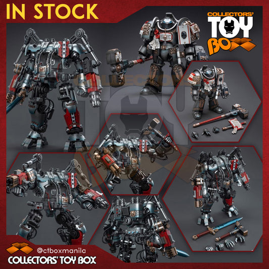 Joytoy 1/18 Warhammer 40K Grey Knights Nemesis Dreadknight with Terminator Caddon Vibova
