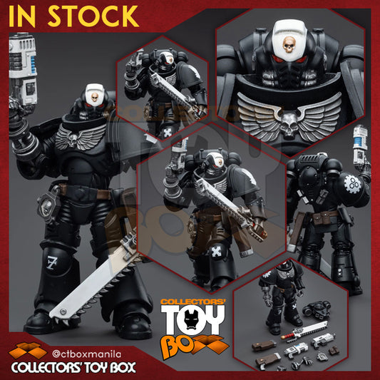 Joytoy 1/18 Warhammer 40K Iron Hands Assault Intercessors Sergeant Kalock