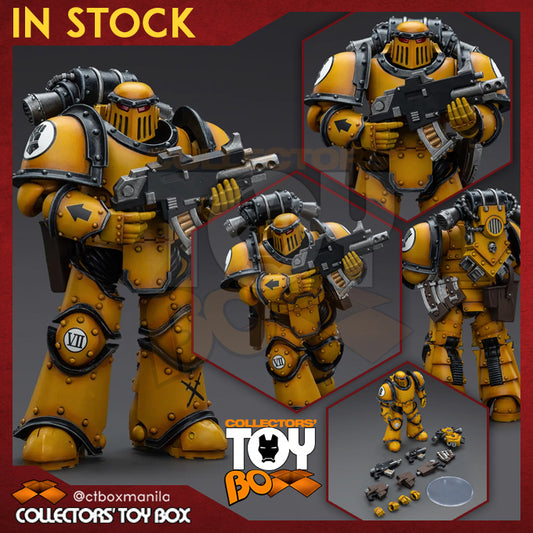 Joytoy 1/18 Warhammer 40K Imperial Fists Legion MkIII Tactical Squad Legionary with Bolter