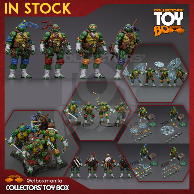 Joytoy 1/18 Teenage Mutant Ninja Turtles Set