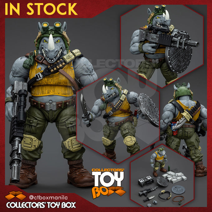 Joytoy 1/18 Teenage Mutant Ninja Turtles - Rocksteady