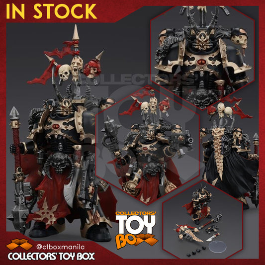 Joytoy 1/18 Warhammer 40k Chaos Space Marines Black Legion - Chosen Champion with Bolter and Power Maul