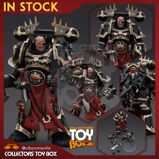 Joytoy 1/18 Warhammer 40k Chaos Space Marines Black Legion - Chosen with Bolt Pistol and Power Fist