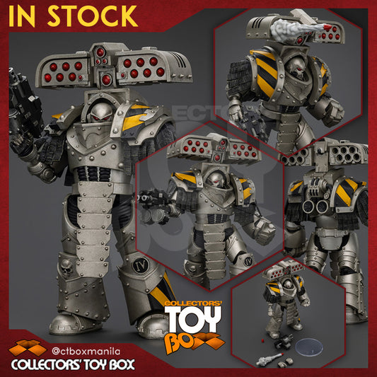 Joytoy 1/18 Warhammer The Horus Heresy lron Warriors - Tyrant Siege Master Terminator with Rocket Launcher