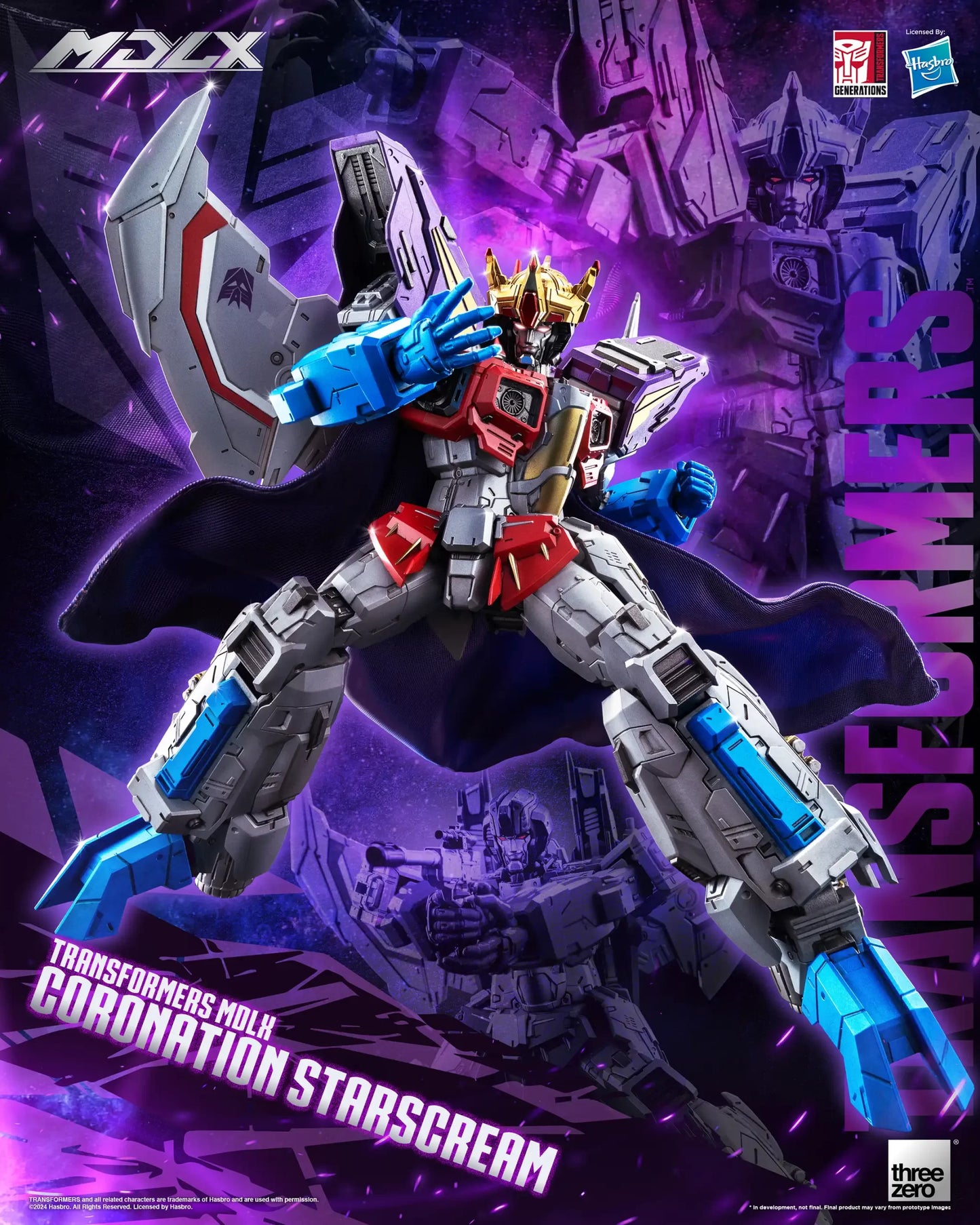 Threezero MDLX Transformers Starscream Coronation Verison