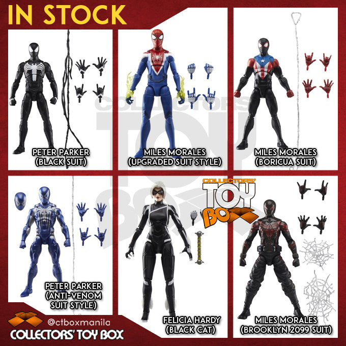 Marvel Legends Gamerverse Marvel's Spider-Man 2 (Set of 6)