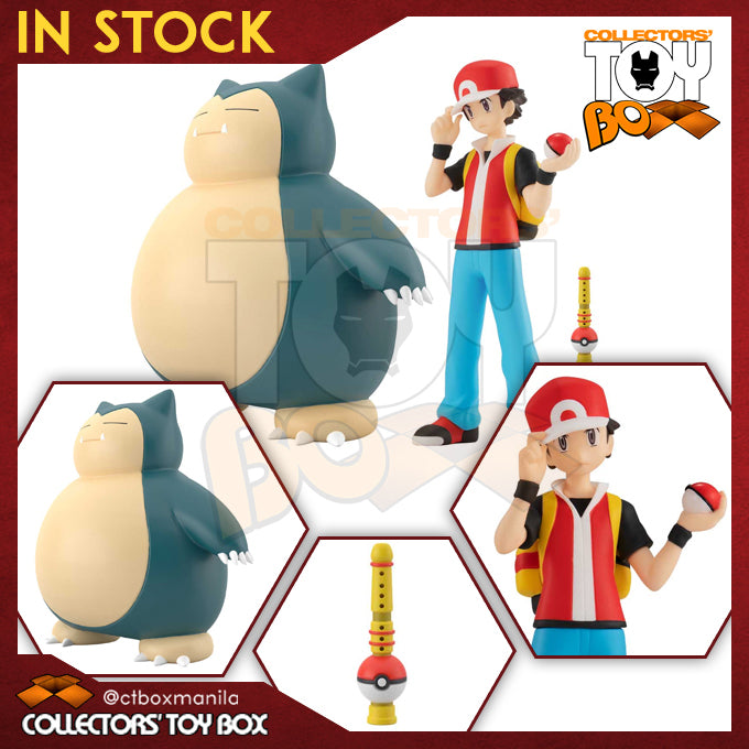 Pokemon Scale World Kanto Region Red & Snorlax & Pokemon Flute