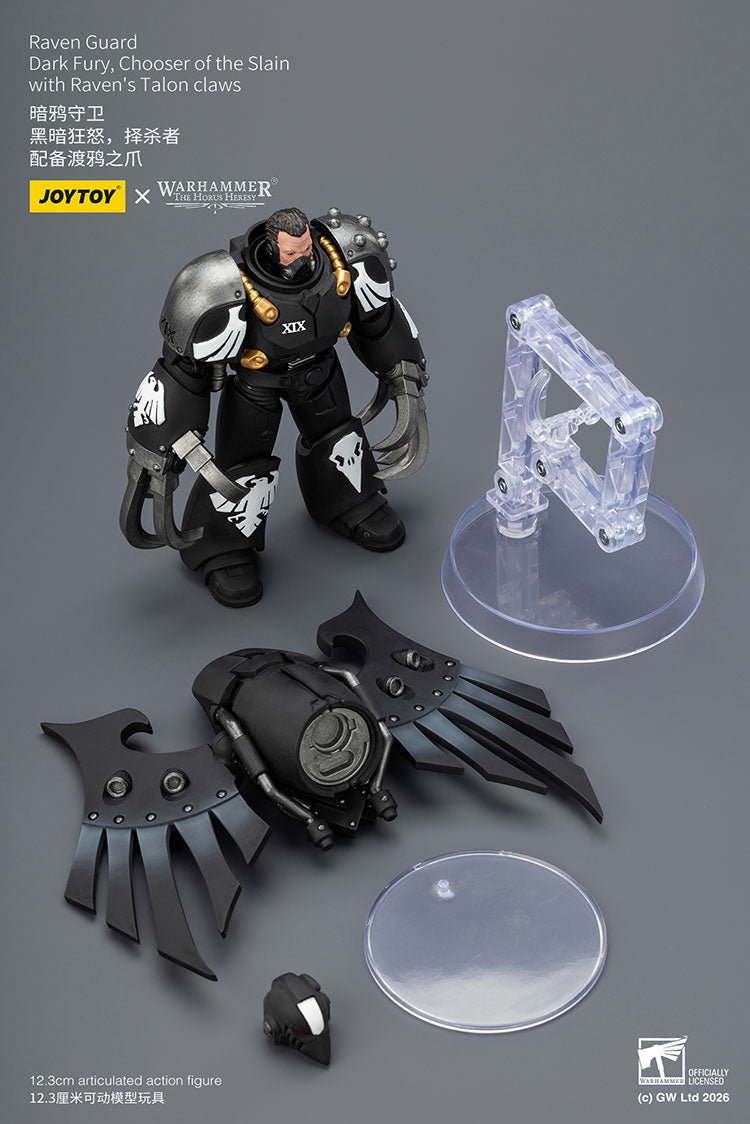 Joytoy 1/18 Warhammer the Horus Heresy Raven Guard - Dark Fury, Chooser of the Slain