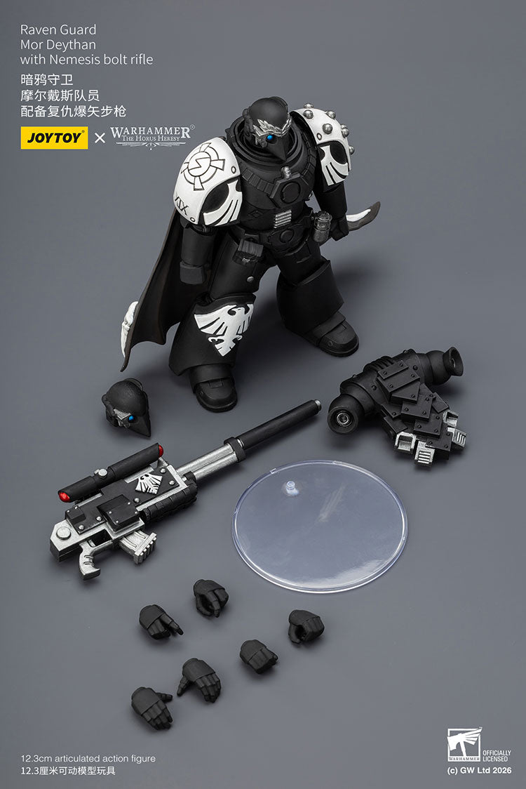 Joytoy 1/18 Warhammer The Horus Heresy Raven Guard - Mor Deythan with Nemesis bolt rifle