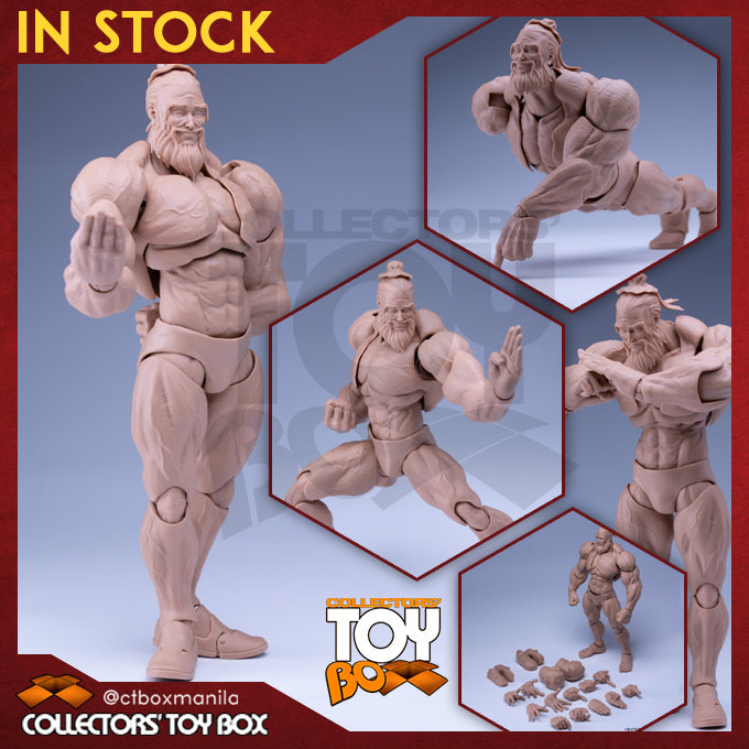 Romankey 1/12 Ultra-Movable Male Figure Big Guy Yellow Skin