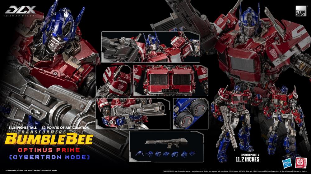 Threezero DLX Transformers Bumblebee Movie Optimus Prime (Cybertron Mode)