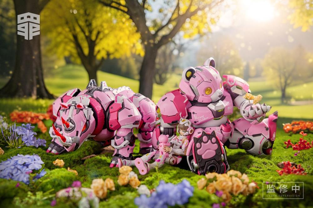 MS General 1/10 Seven Deadly Sins Sloth with Honey the Bear & Coconut the Rhino Crash