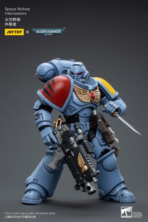 Joytoy 1/18 Warhammer 40K Space Wolves Intercessors with Bolt Rifle (2025)