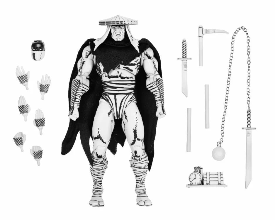 Neca Teenage Mutant Ninja Turtles Mirage Comics - Foot Assassin (Black & White)
