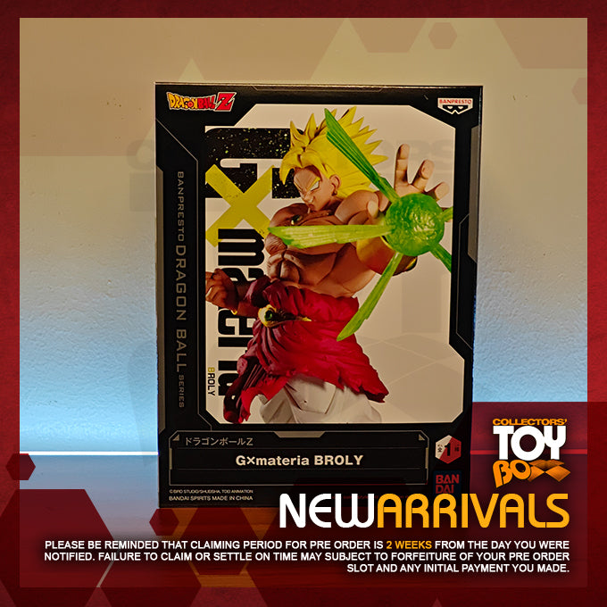 Banpresto GxMateria Dragon Ball Z Broly Second Coming