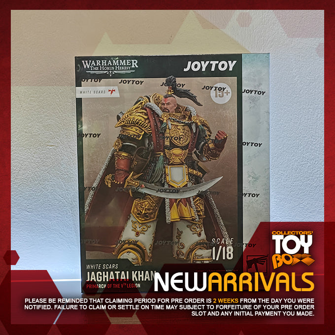 Joytoy 1/18 Warhammer The Horus Heresy White Scars Jaghatai Khan Primarch of the Vth Legion