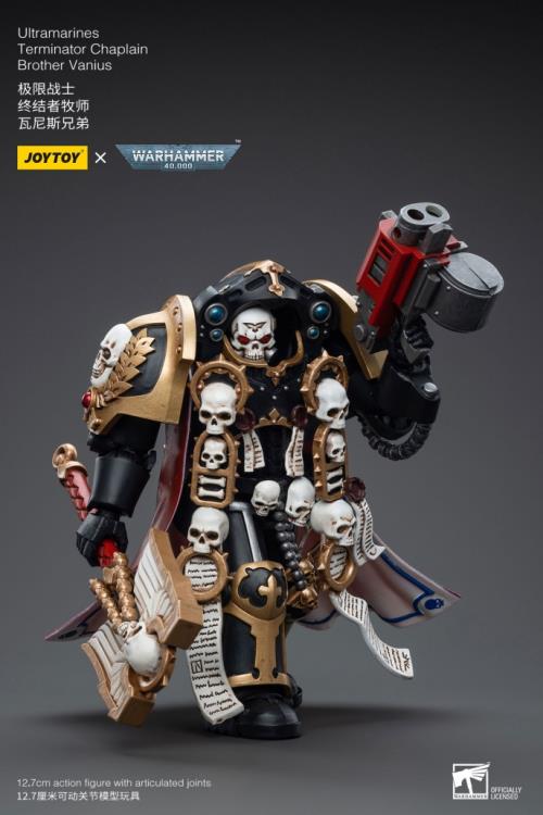 Joytoy 1/18 Warhammer 40K Ultramarines Terminator Chaplain Brother Vanius